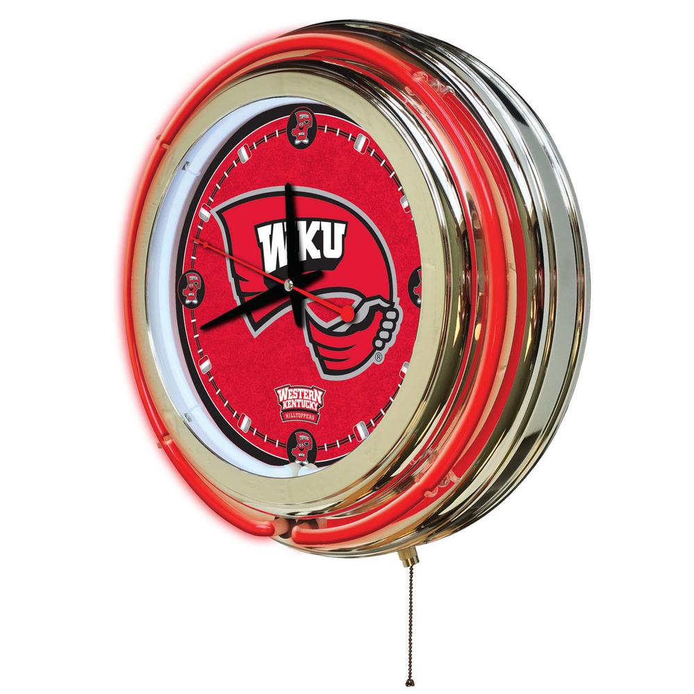 Western Kentucky Neon Clock. Picture 2