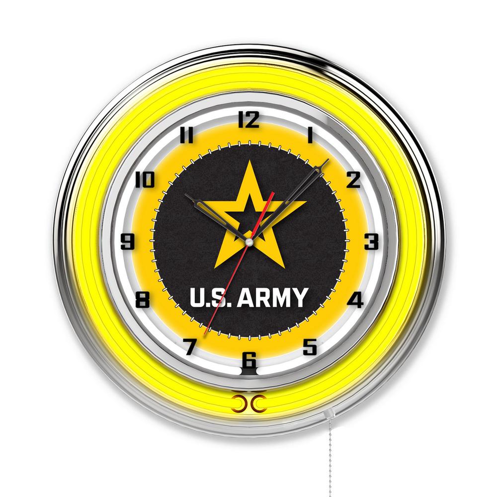 U.S. Army 19" Neon Clock. Picture 1