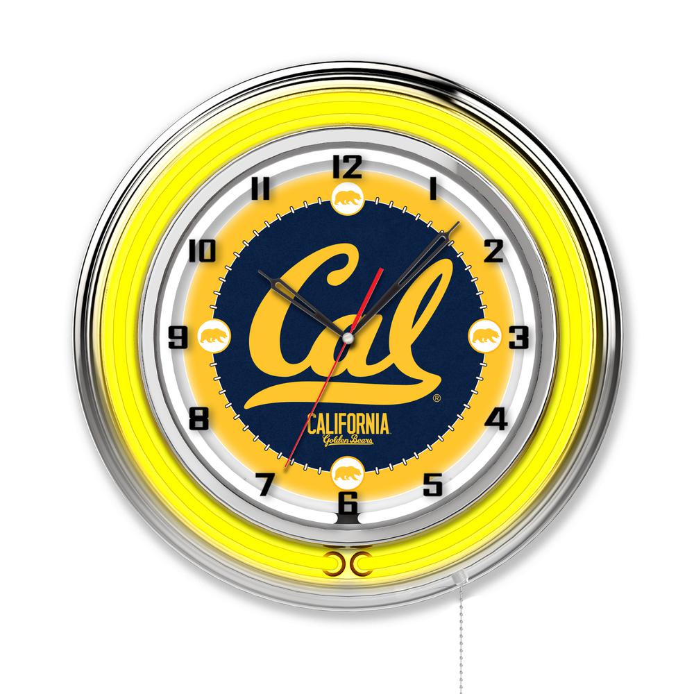 University of California 19" Neon Clock. Picture 1