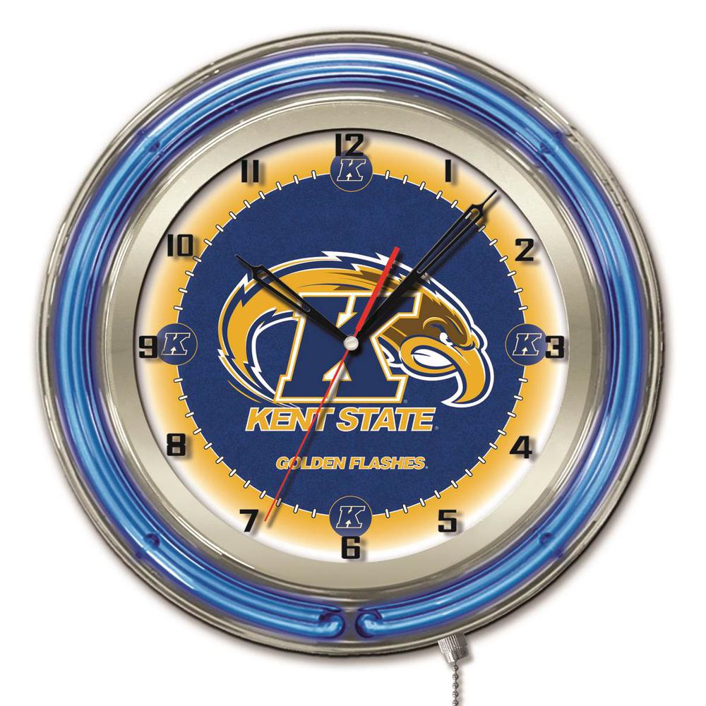Kent State 19" Neon Clock. Picture 1