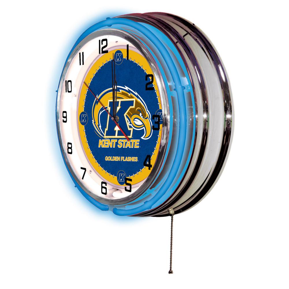 Kent State 19" Neon Clock. Picture 2