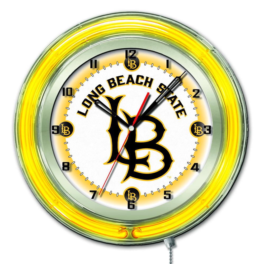 Long Beach State University 19" Neon Clock. The main picture.
