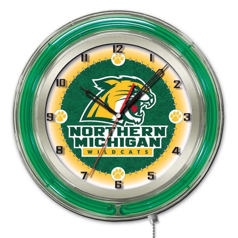 Northern Michigan 19" Neon Clock. Picture 1