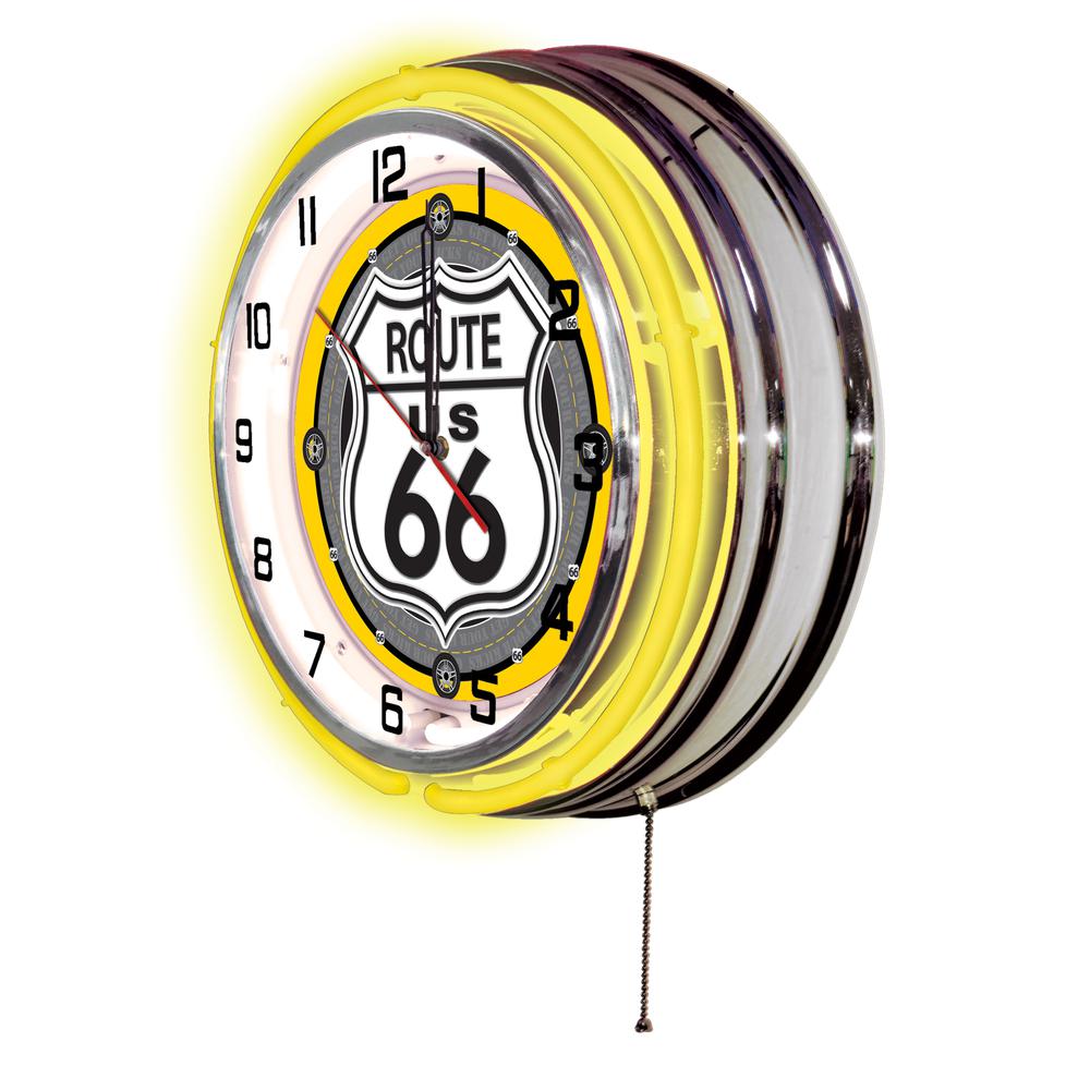 Route 66 Neon Clock. Picture 2