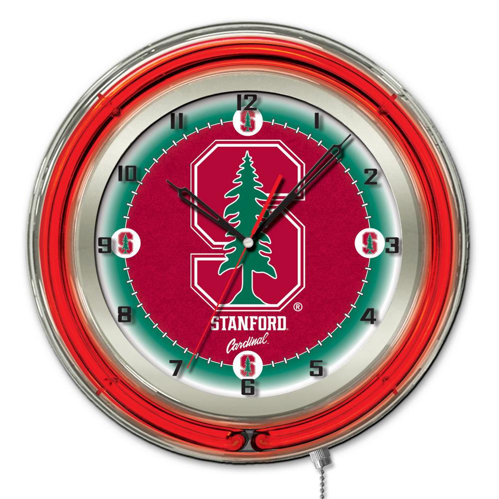 Stanford 19" Neon Clock. Picture 1