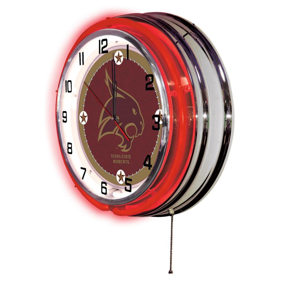 Texas State 19" Neon Clock. Picture 2