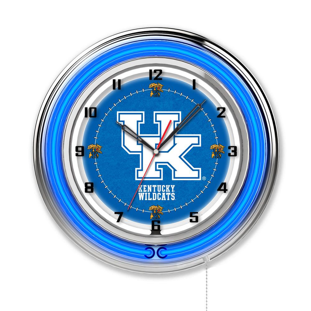 Kentucky "UK" 19" Neon Clock. Picture 1