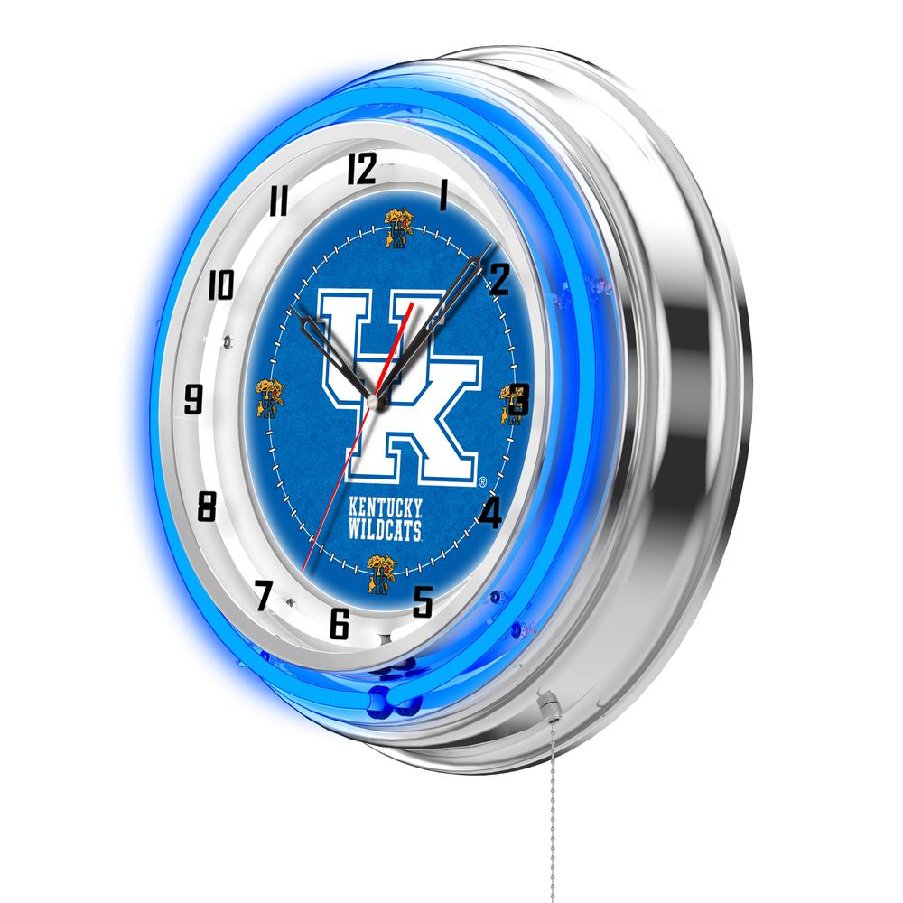 Kentucky "UK" 19" Neon Clock. Picture 2