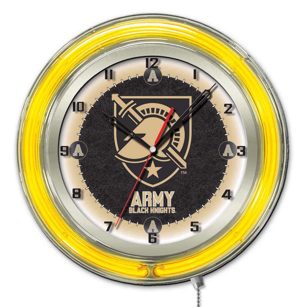 US Military Academy (ARMY) 19" Neon Clock. Picture 1