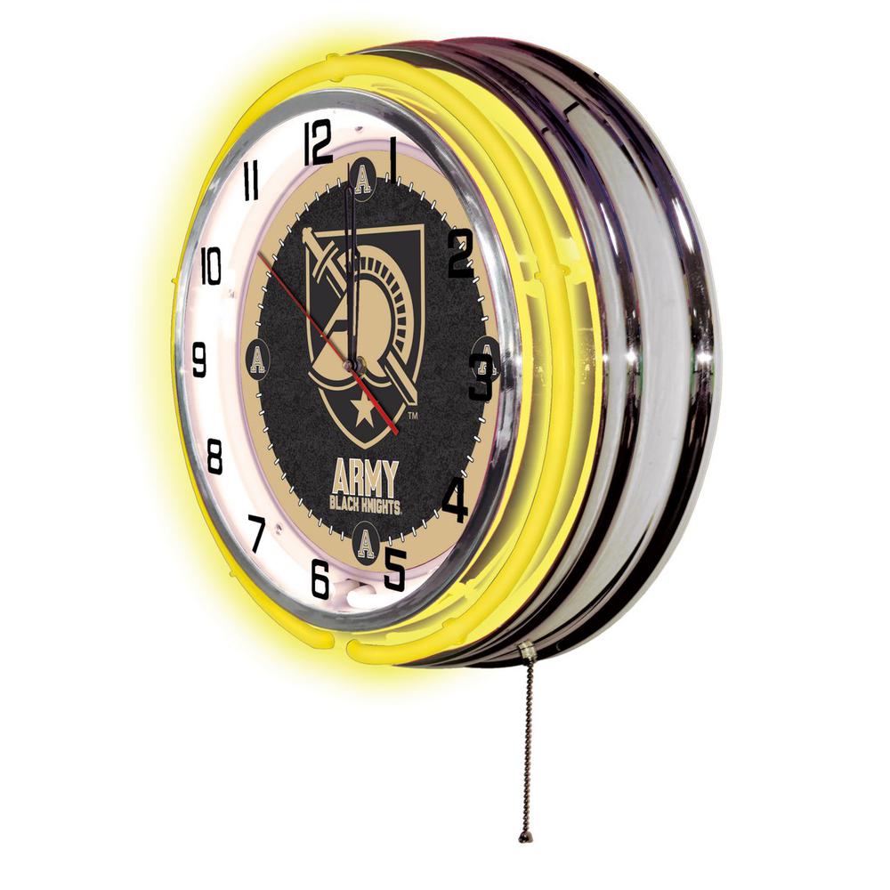 US Military Academy (ARMY) 19" Neon Clock. Picture 2