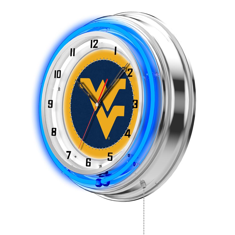 West Virginia 19" Neon Clock. Picture 2
