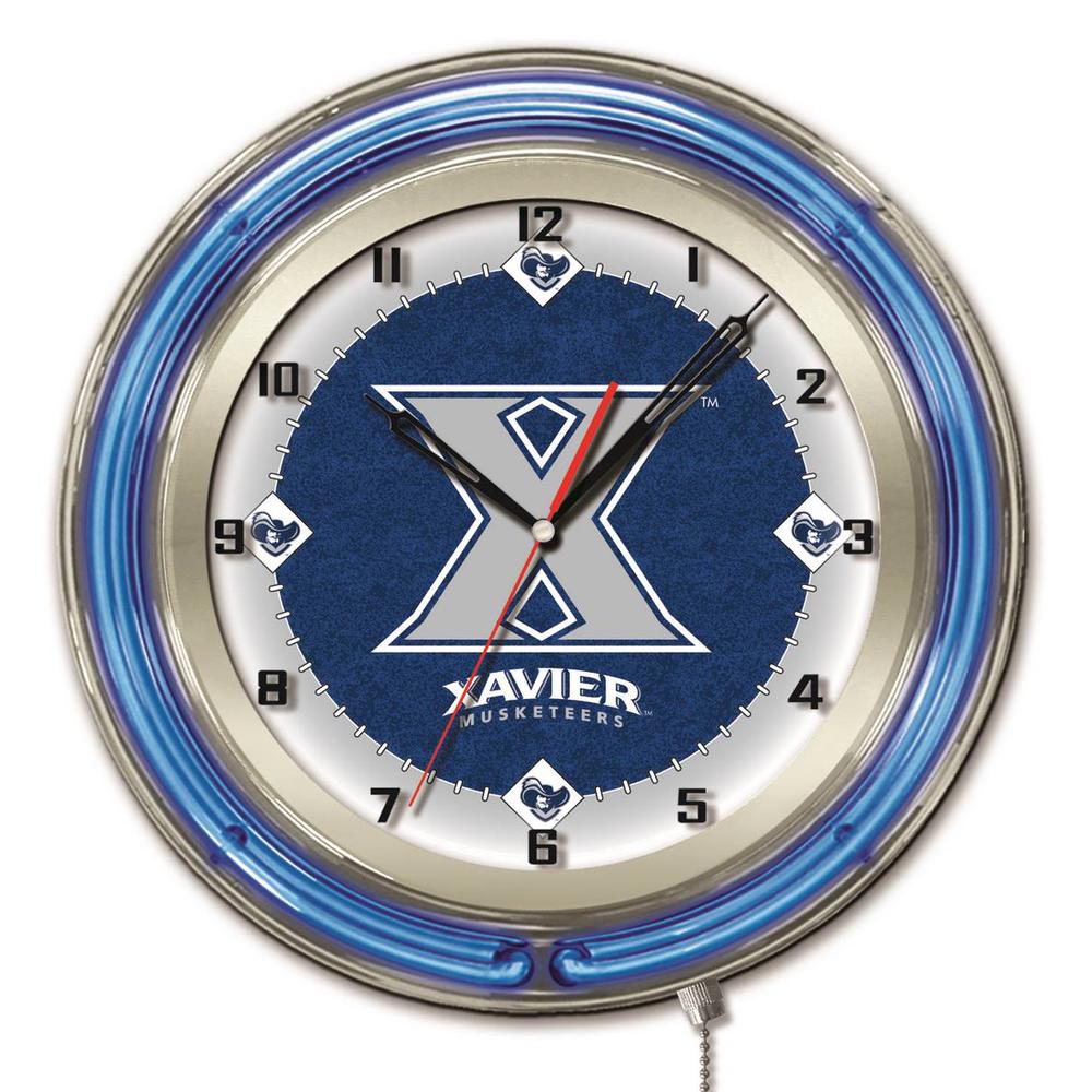 Xavier 19" Neon Clock. Picture 1