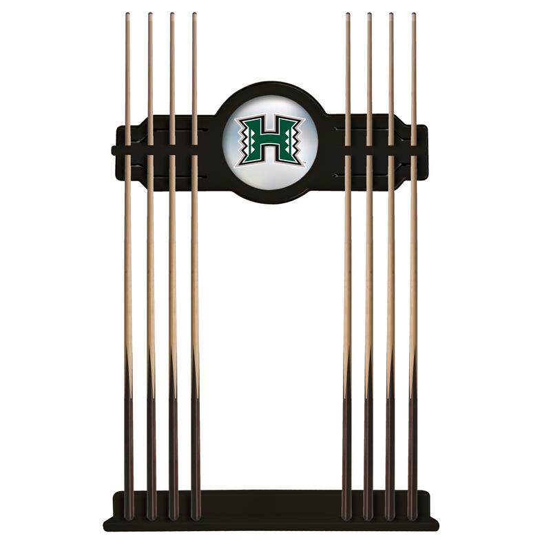 Hawaii Cue Rack in Black Finish. Picture 1