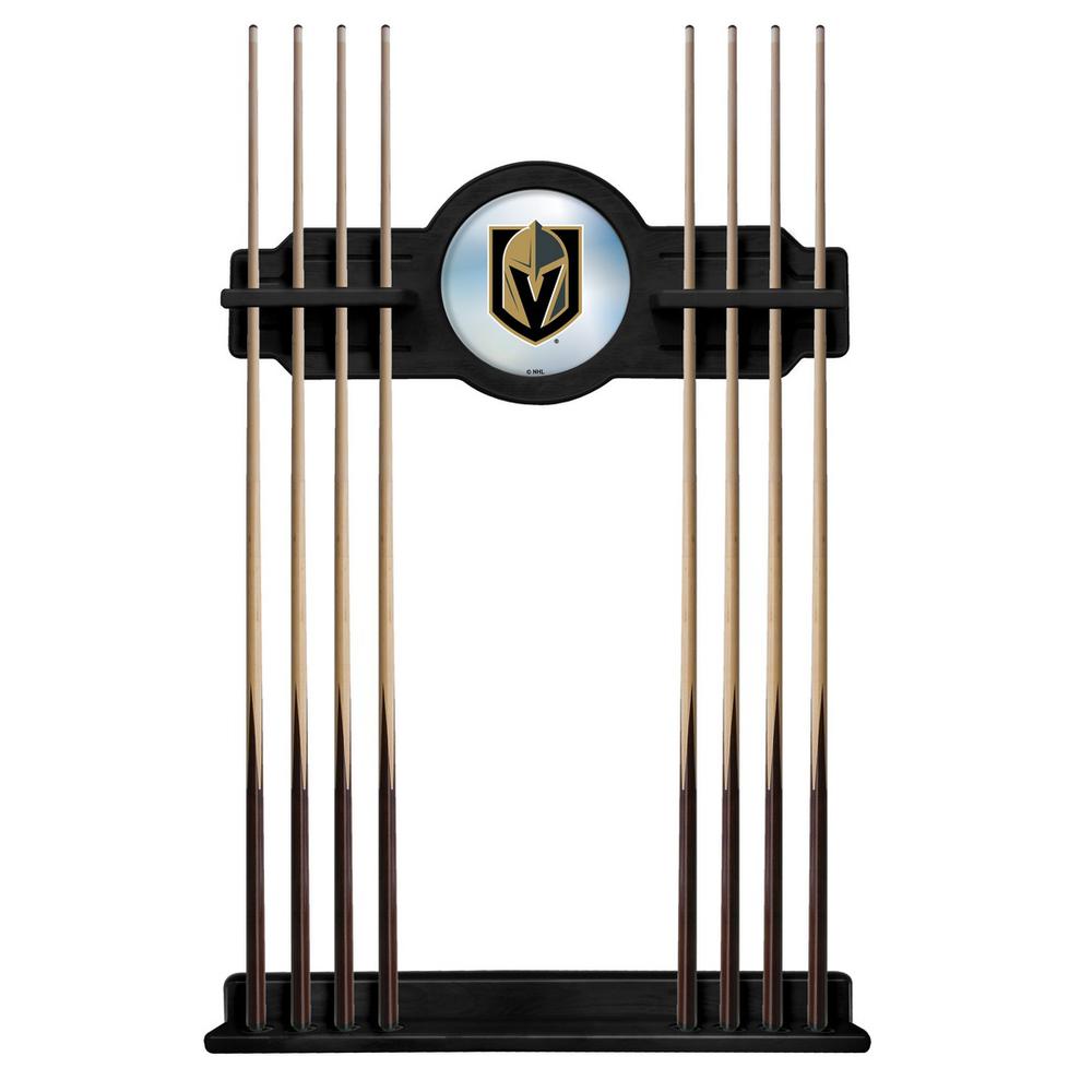Vegas Golden Knights Cue Rack in Black Finish. Picture 1