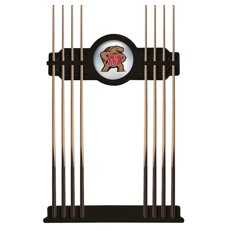 Maryland Cue Rack in Black Finish. Picture 1