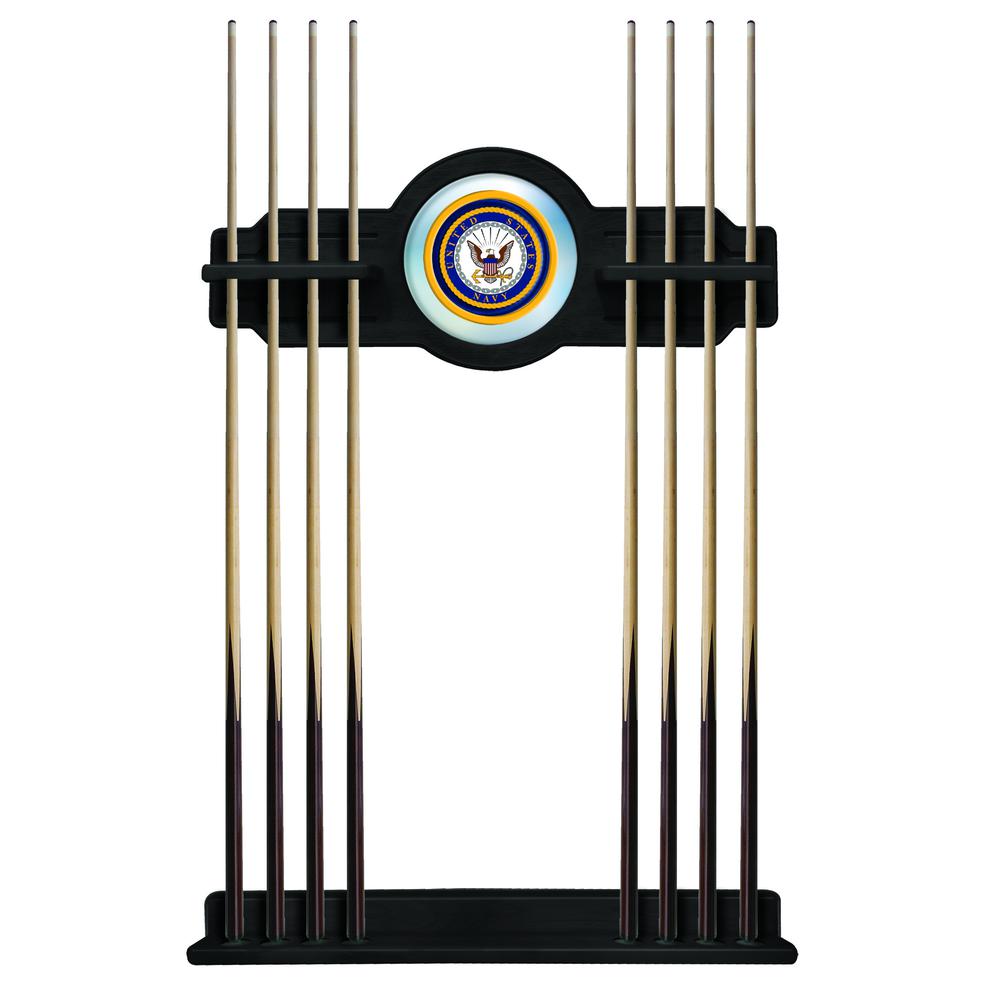 U.S. Navy Cue Rack in Black Finish. Picture 1