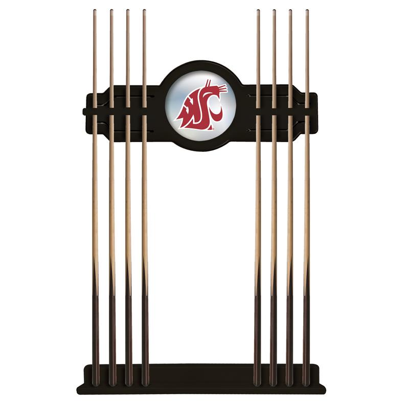 Washington State Cue Rack in Black Finish. Picture 1