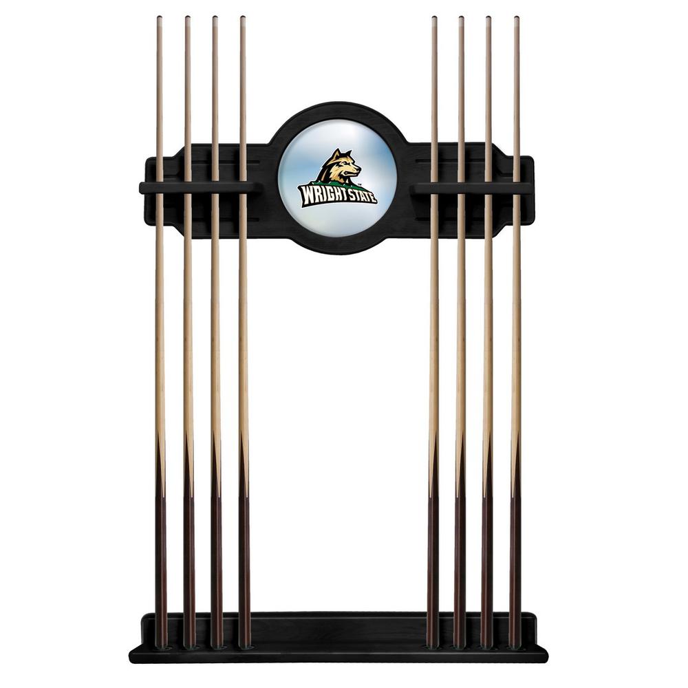Wright State Cue Rack in Black Finish. Picture 1