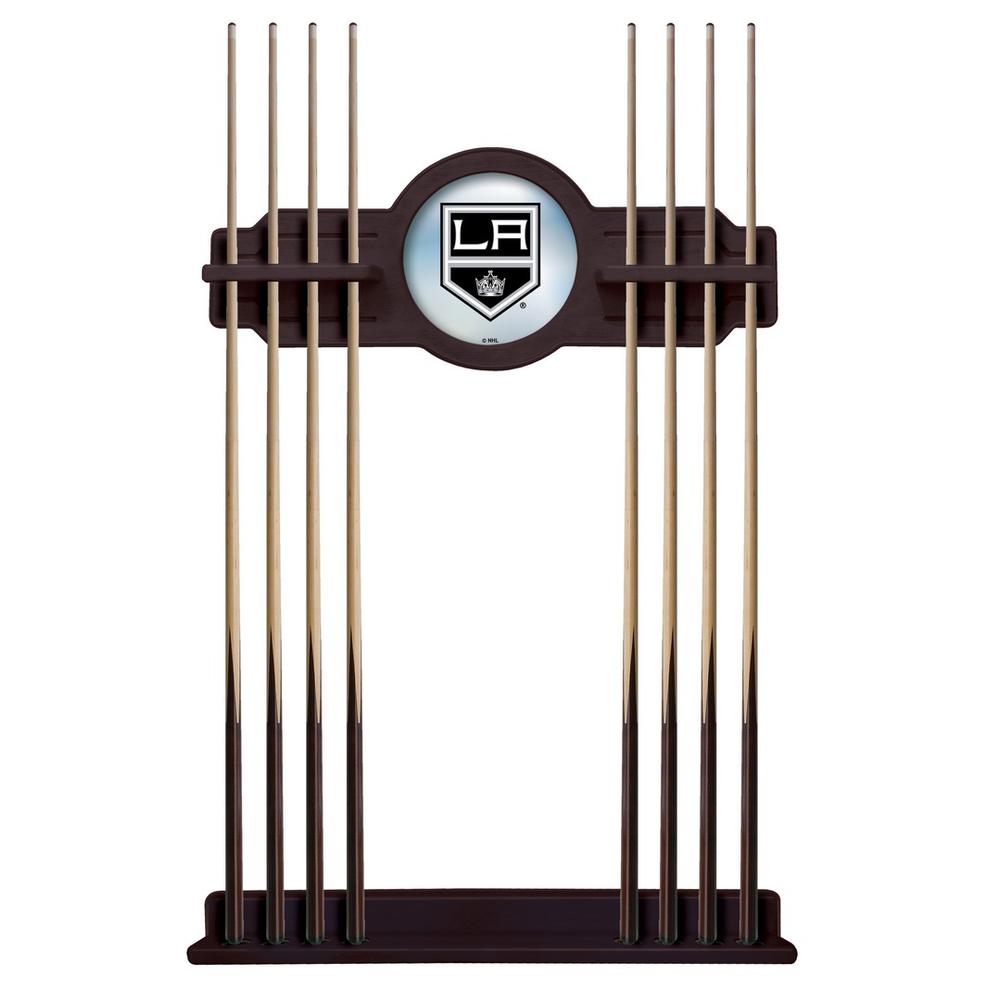 Los Angeles Kings Cue Rack in English Tudor Finish. Picture 1