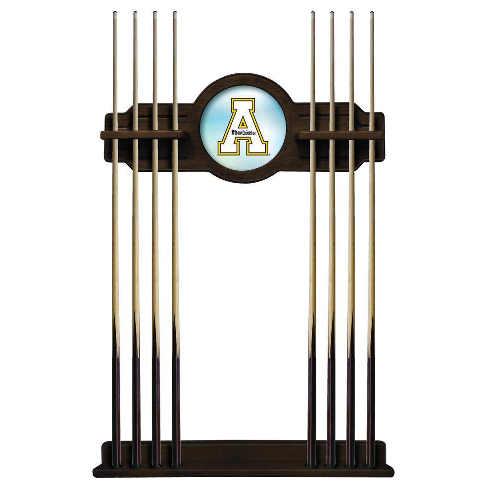 Appalachian State Cue Rack in Navajo Finish. Picture 1
