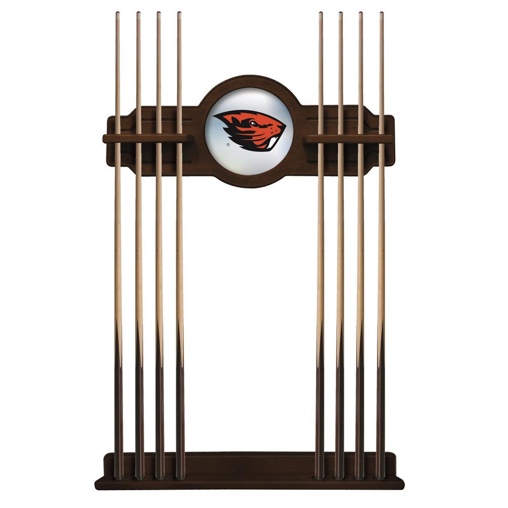 Oregon State Cue Rack in Navajo Finish. Picture 1