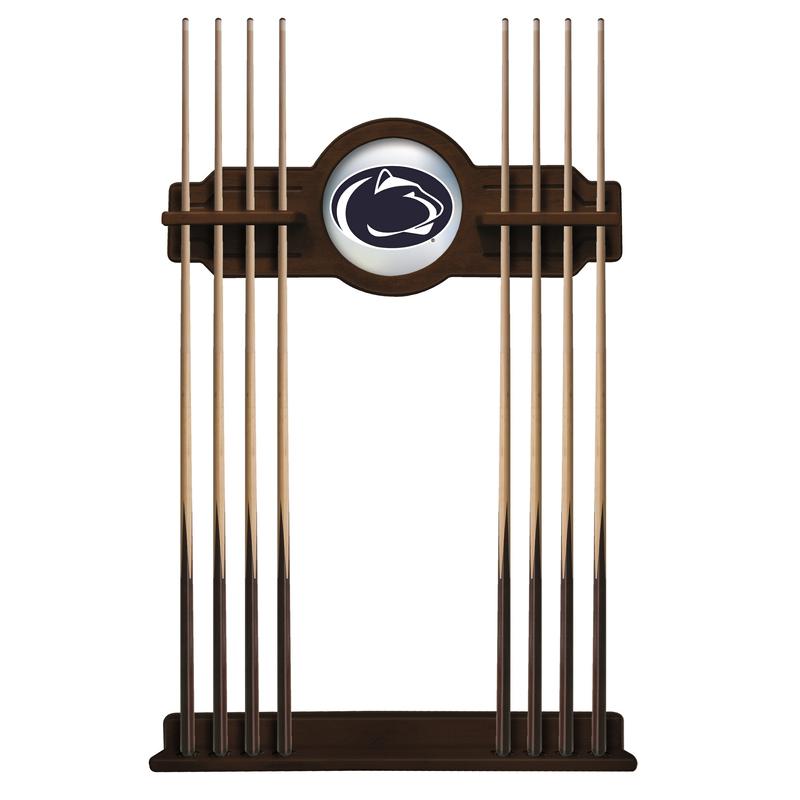 Penn State Cue Rack in Navajo Finish. Picture 1