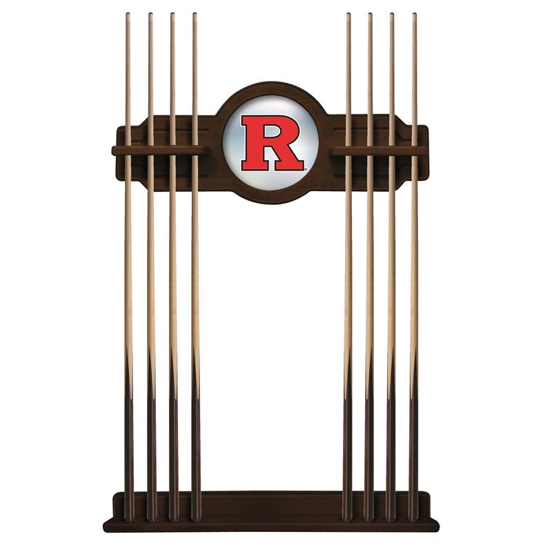 Rutgers Cue Rack in Navajo Finish. Picture 1