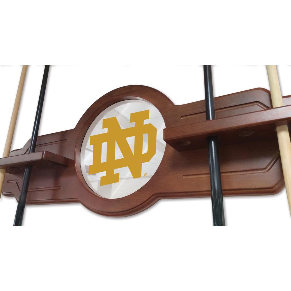 Notre Dame (ND) Cue Rack in Black Finish. Picture 3