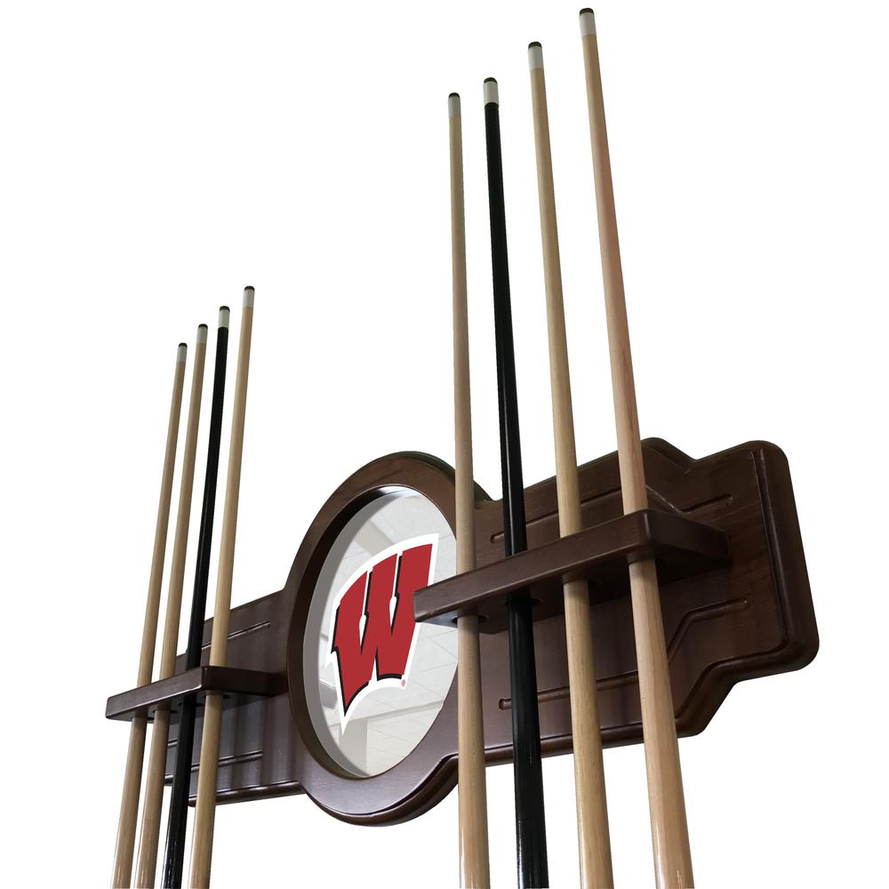 Wisconsin "W" Cue Rack in Black Finish. Picture 2