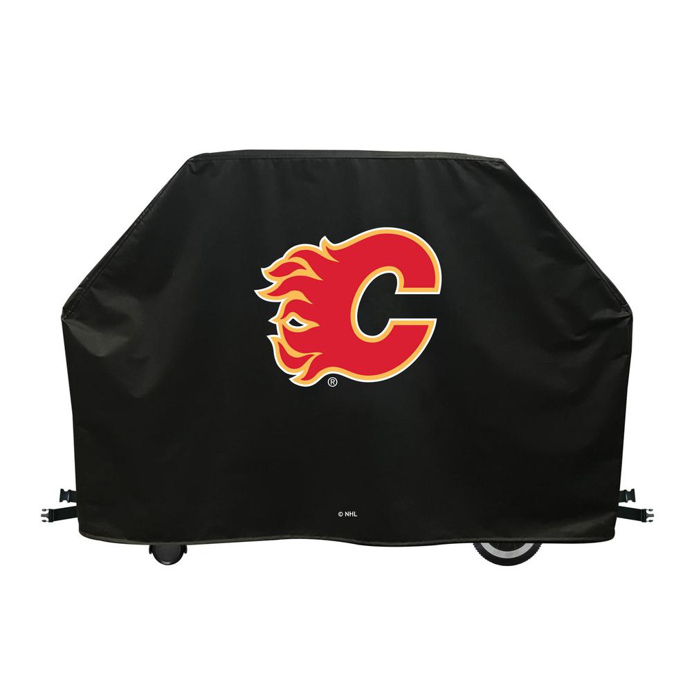 72" Calgary Flames Grill Cover by Covers by HBS. Picture 1