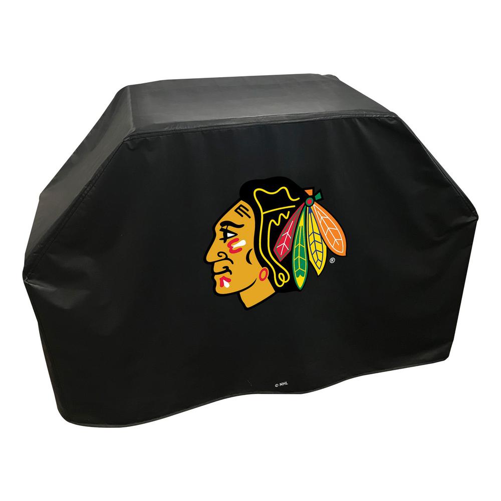 60" Chicago Blackhawks Grill Cover by Covers by HBS. Picture 2