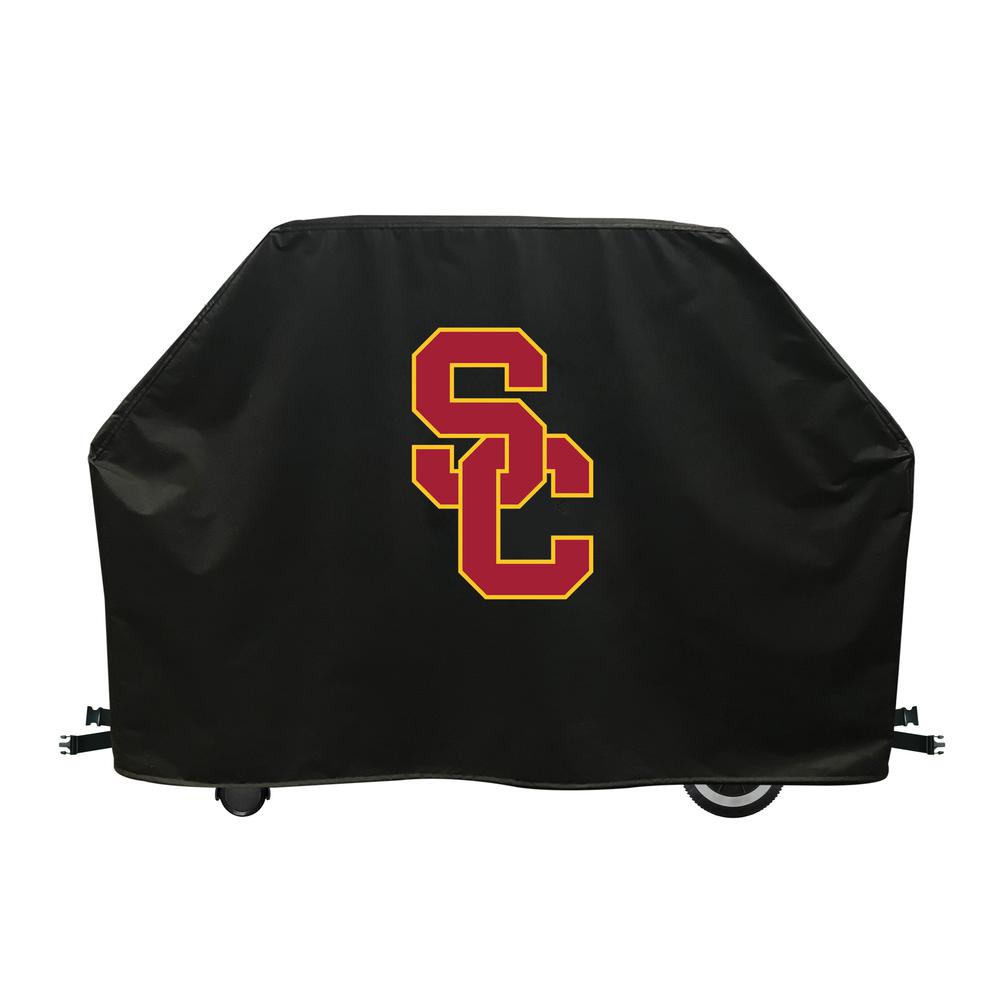 60" USC Trojans Grill Cover by Covers by HBS. Picture 1