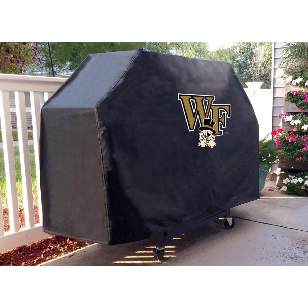 60" Wake Forest Grill Cover by Covers by HBS. Picture 3