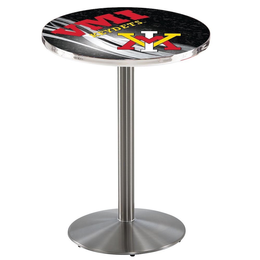 36 214 Black Table with 22 Diameter Foot and 36 Diameter Top by Holland Bar Stool