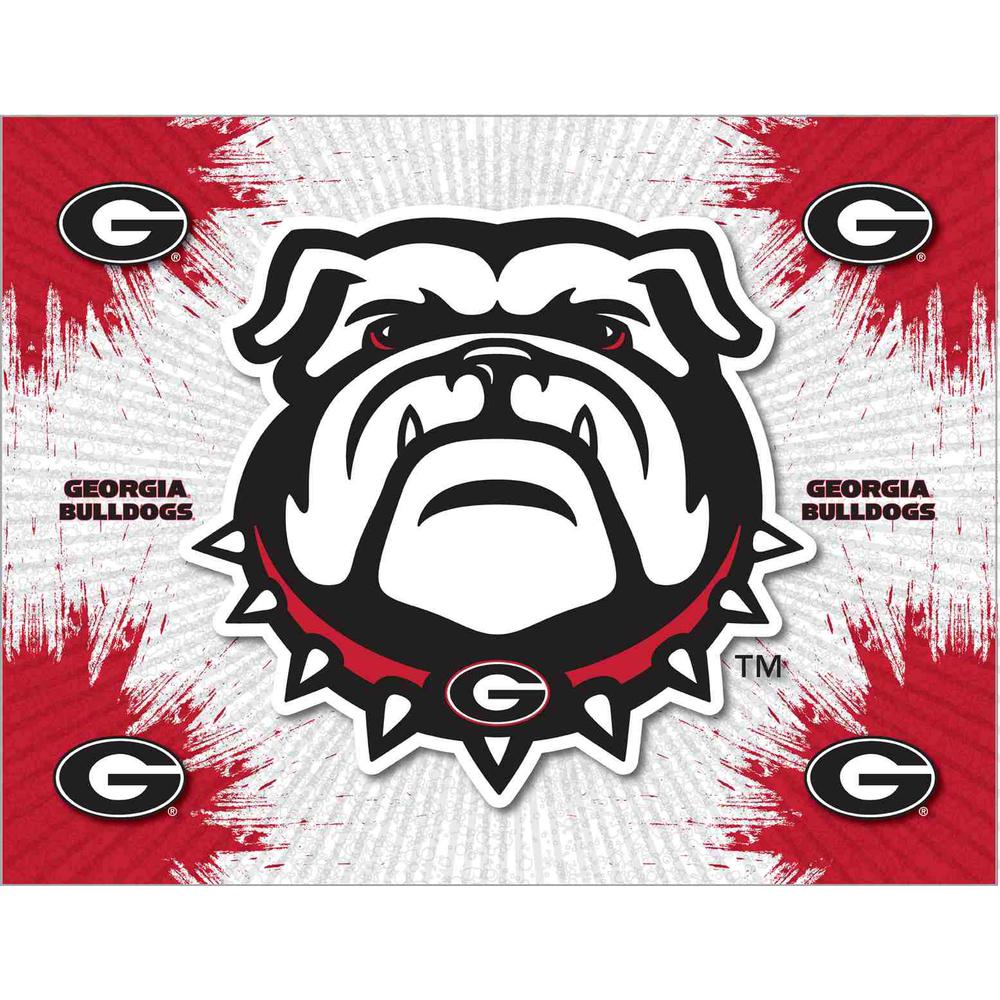 Georgia "Bulldog" 15" x 20" Officially Licensed Logo Canvas. Picture 1