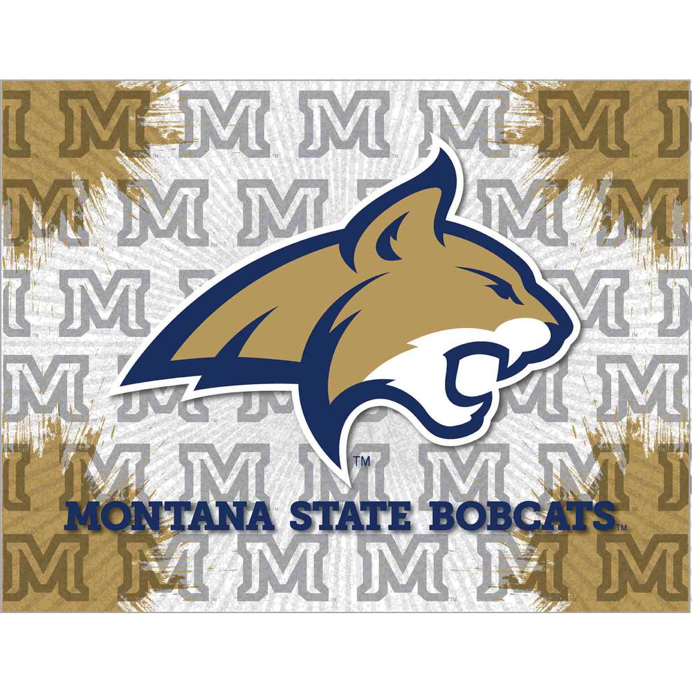 Montana State 15" x 20" Officially Licensed Logo Canvas. Picture 1