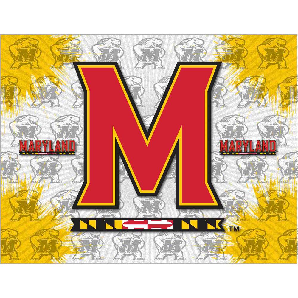 Maryland 15" x 20" Officially Licensed Logo Canvas. Picture 1