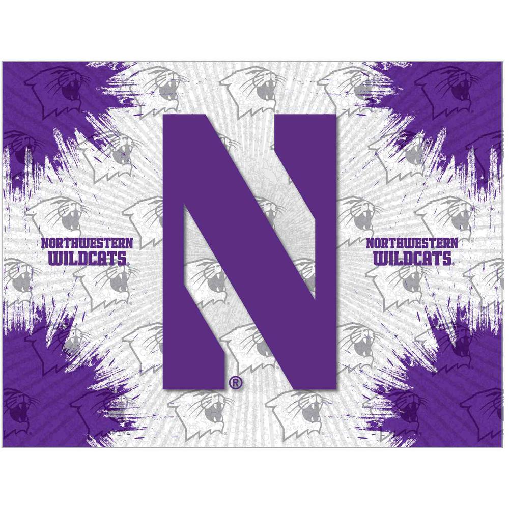 Northwestern 15" x 20" Officially Licensed Logo Canvas. Picture 1