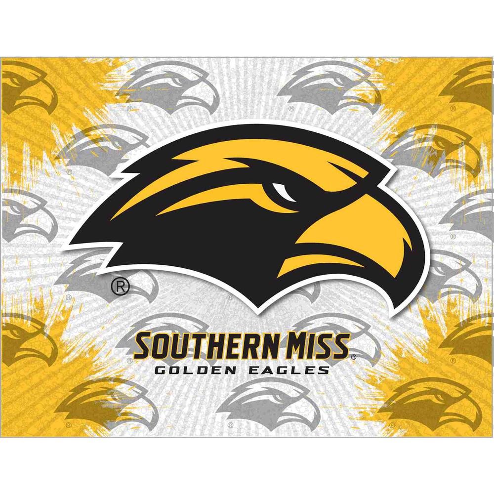 Southern Miss 15" x 20" Officially Licensed Logo Canvas. Picture 1
