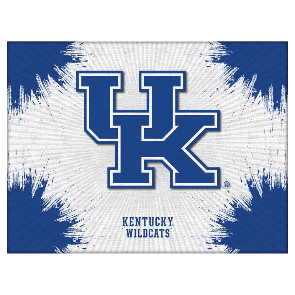 Kentucky "UK" 15" x 20" Officially Licensed Logo Canvas. Picture 1