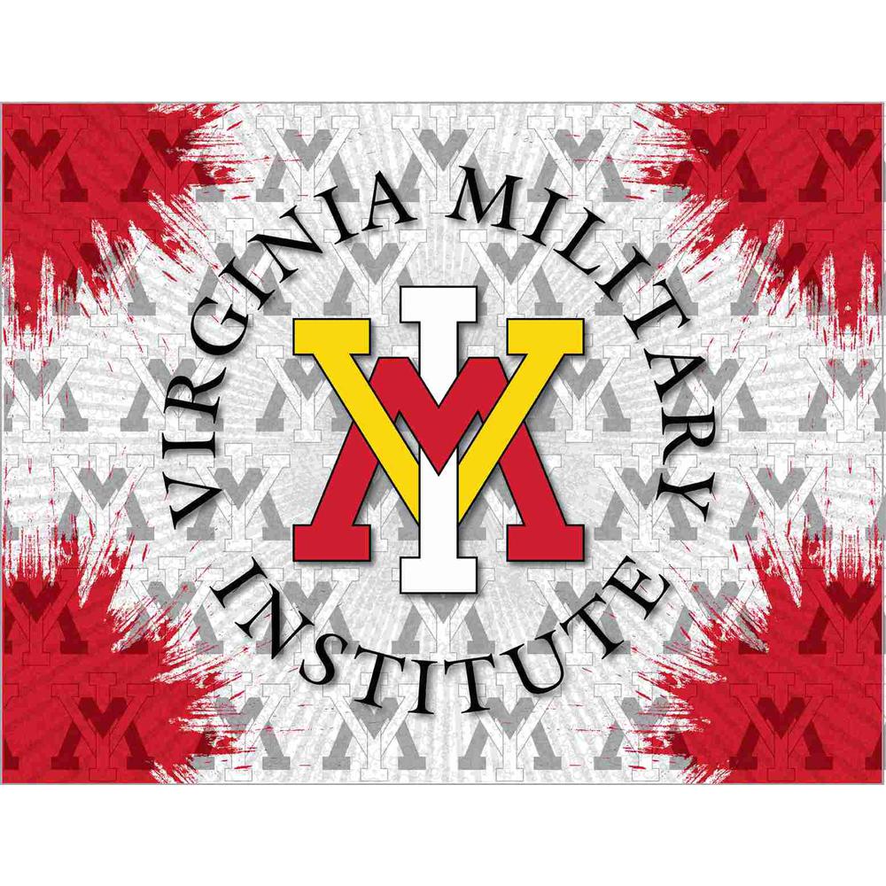 Virginia Military Institute 15" x 20" Officially Licensed Logo Canvas. Picture 1