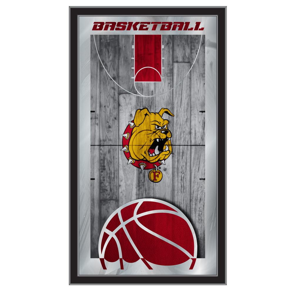 Ferris State University 15" x 26" Basketball Mirror. Picture 1