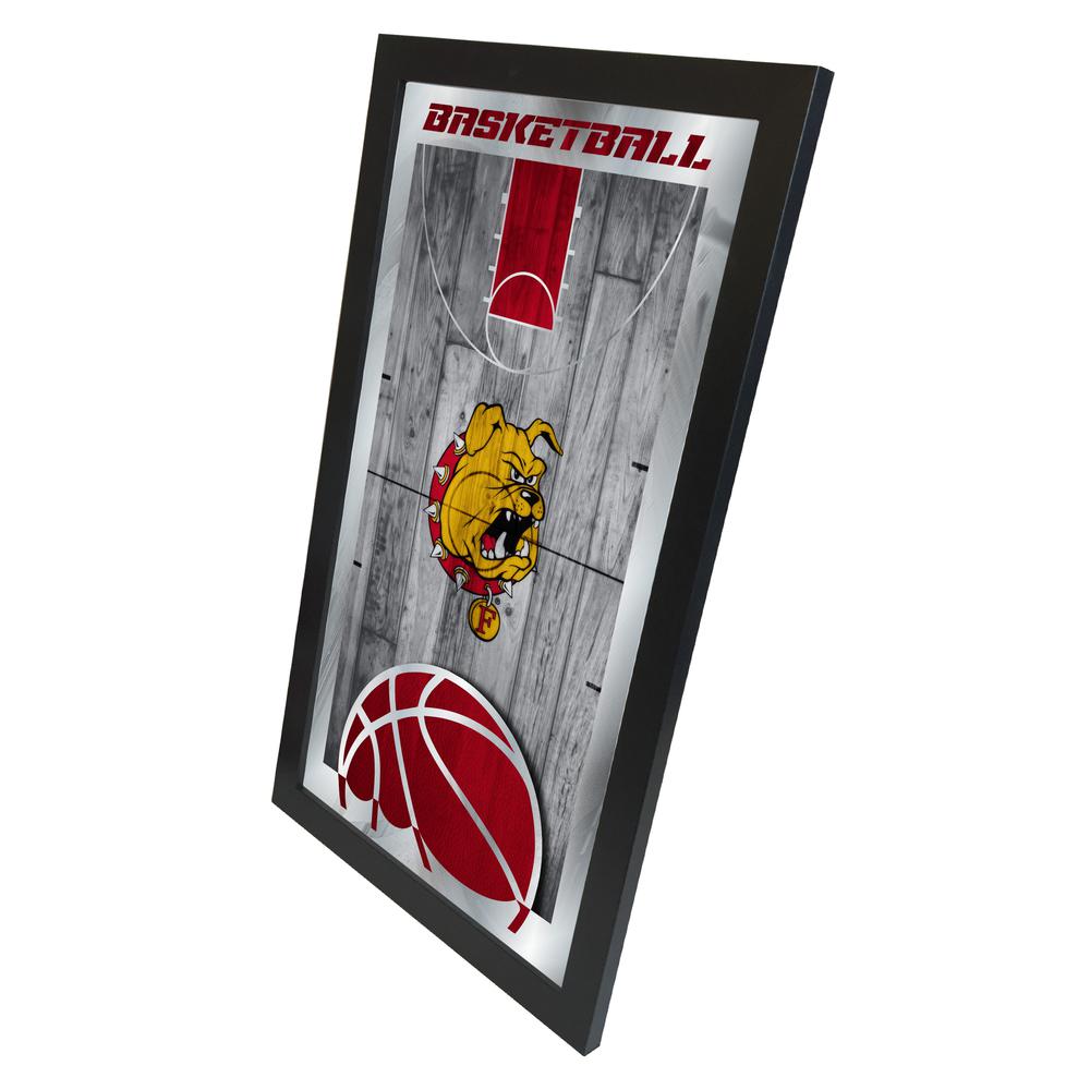 Ferris State University 15" x 26" Basketball Mirror. Picture 2