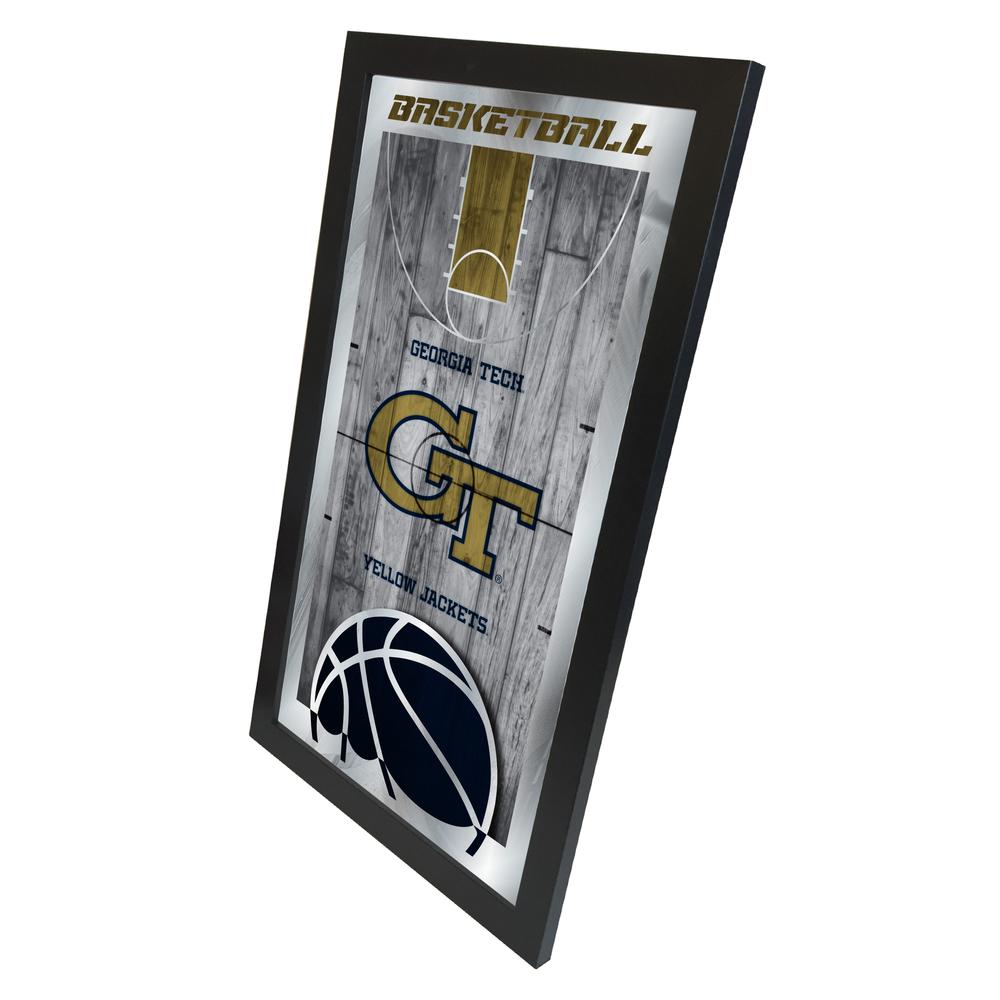 Georgia Tech 15" x 26" Basketball Mirror. Picture 2