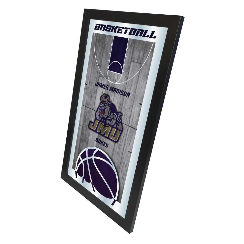 James Madison 15" x 26" Basketball Mirror. Picture 2