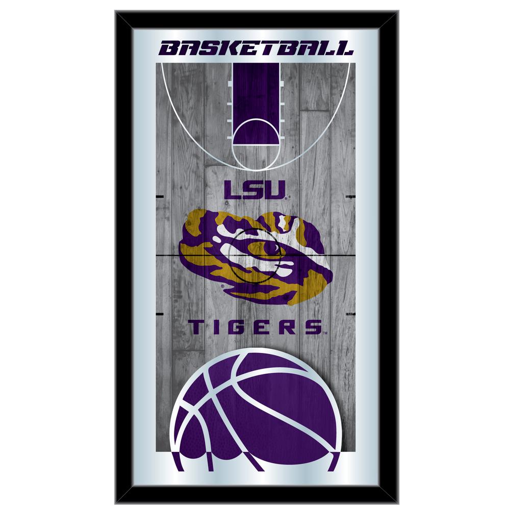 Louisiana State 15" x 26" Basketball Mirror. Picture 1