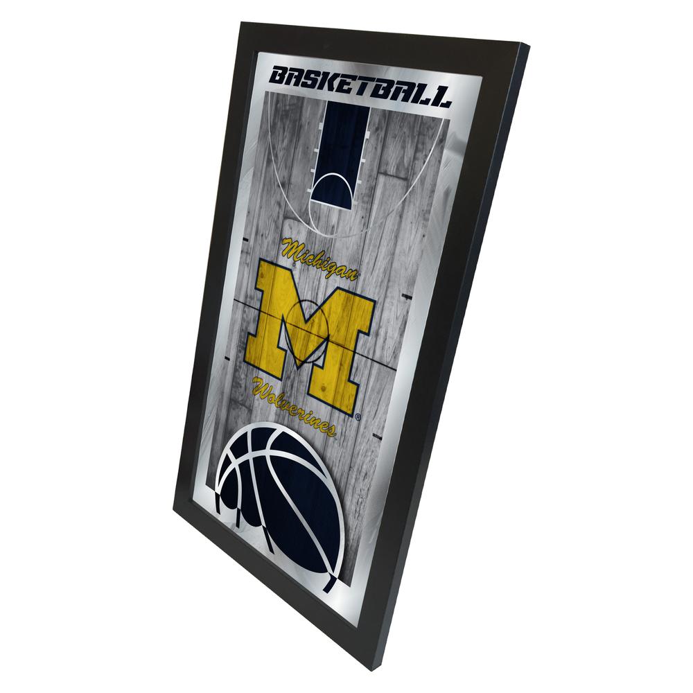 Michigan 15" x 26" Basketball Mirror. Picture 2