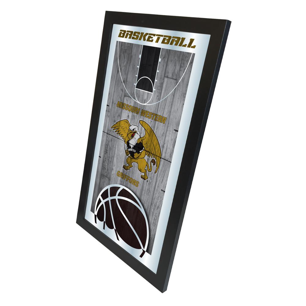 Missouri Western State 15" x 26" Basketball Mirror. Picture 2