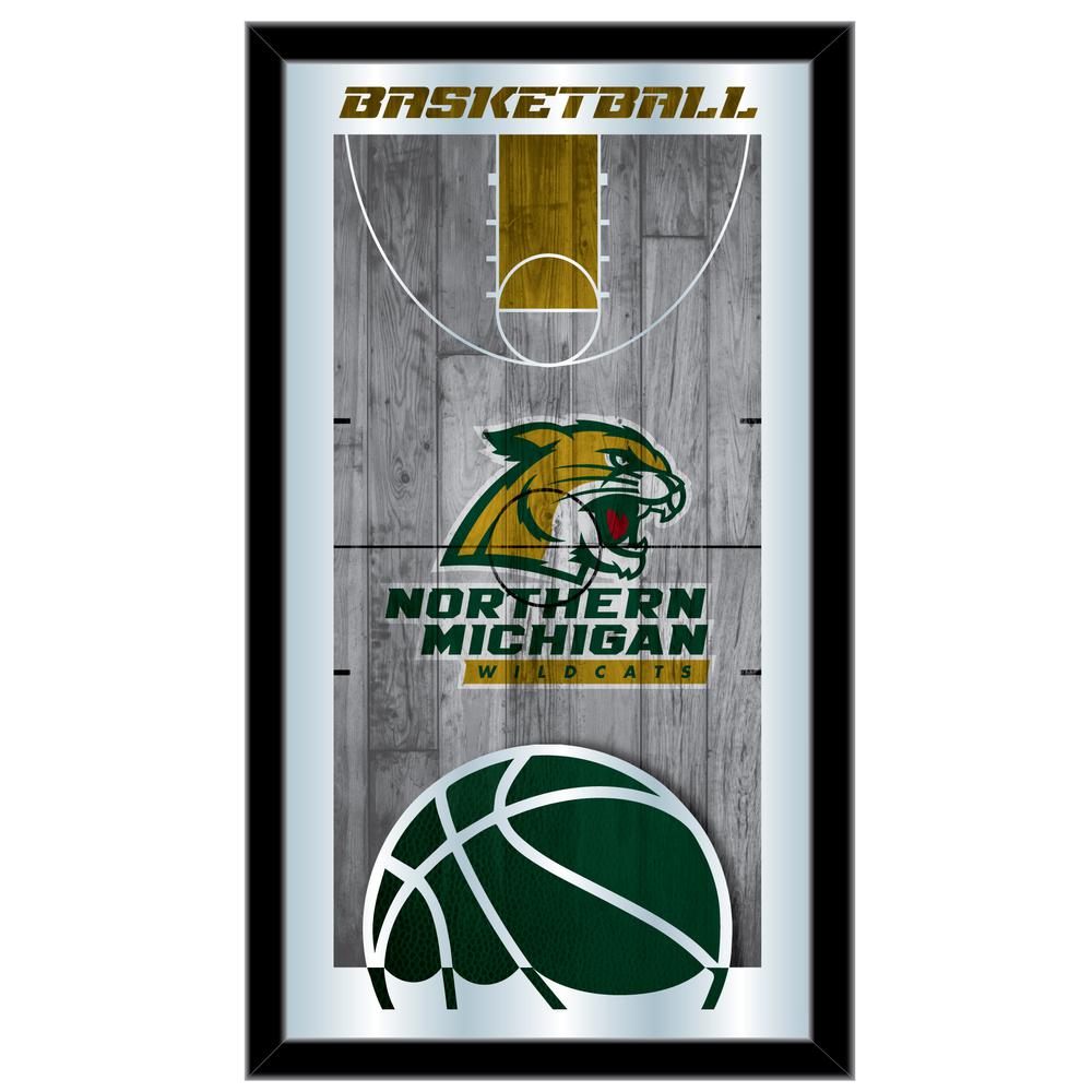 Northern Michigan 15" x 26" Basketball Mirror. Picture 1