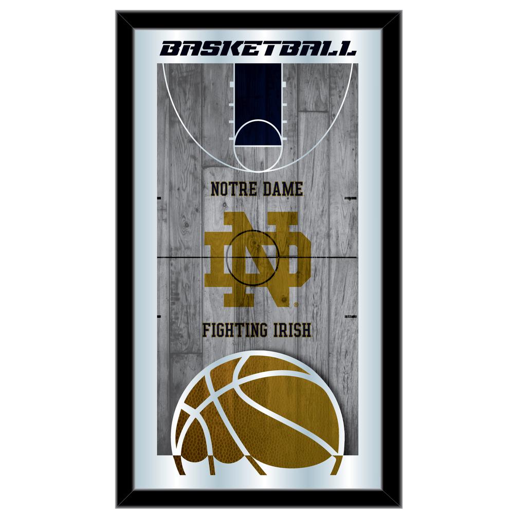 Notre Dame 15" x 26" Basketball Mirror. Picture 1